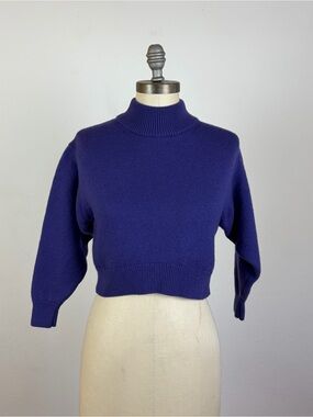 Aritzia Wilfred Free Crop Wool Sweater